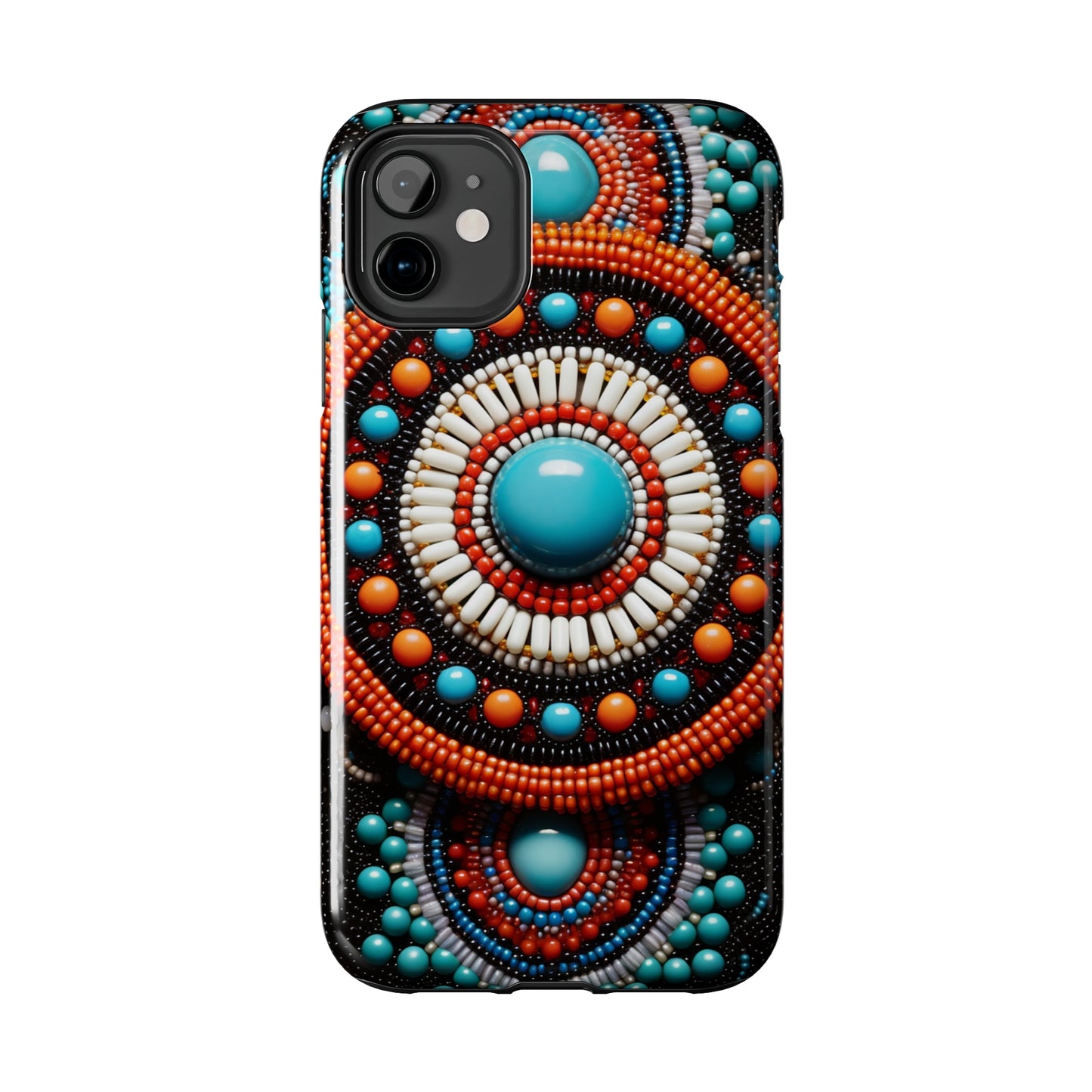 Native American Beadwork iPhone Case | Embrace Traditional Craftsmanship with Artistic Elegance