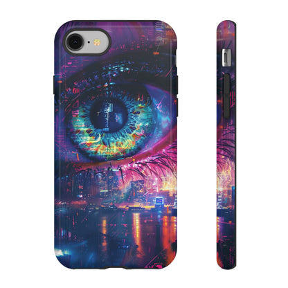 Eye of the Beholder Cyberpunk Art Phone Case