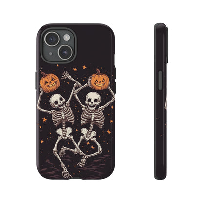 Dancing Skeletons with Jack-o'-Lanterns Phone Cover