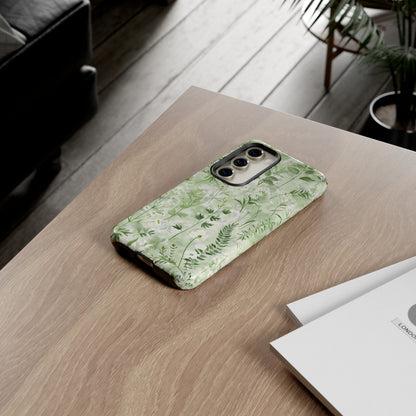 Floral Sage Green Wildflower Phone Case