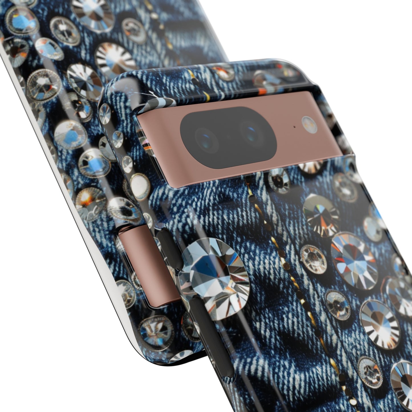 Blue Jean Queen Rhinestone Bling Phone Case