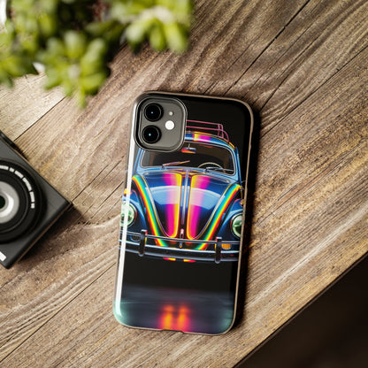 iPhone Case | Colorful Journeys: Psychedelic VW Bug iPhone Tough Case