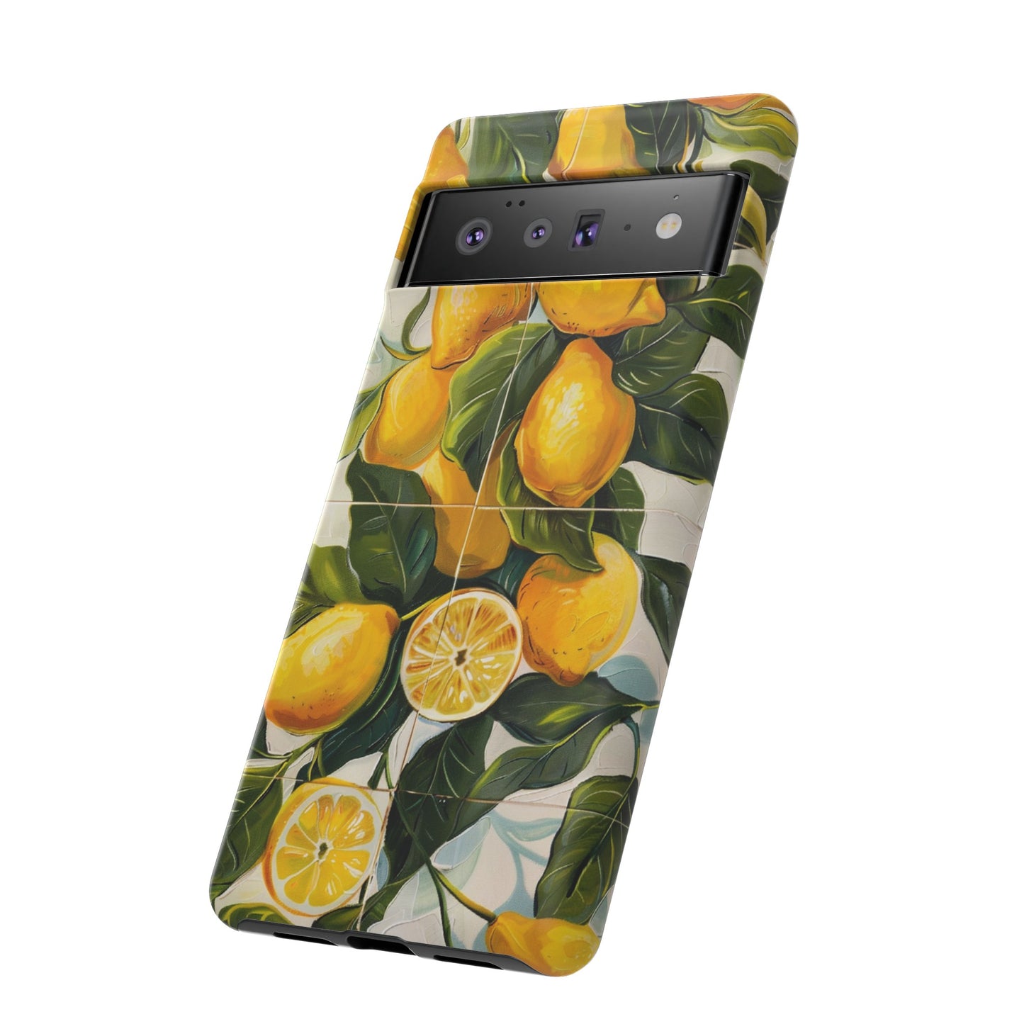 Mediterranean Lemon Italian Tile iPhone 14 Case