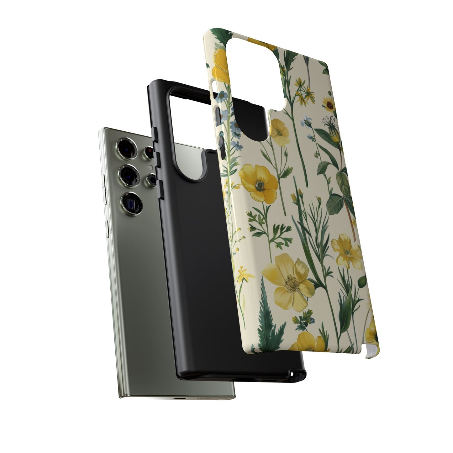 Floral Sage Yellow Wildflower Phone Case