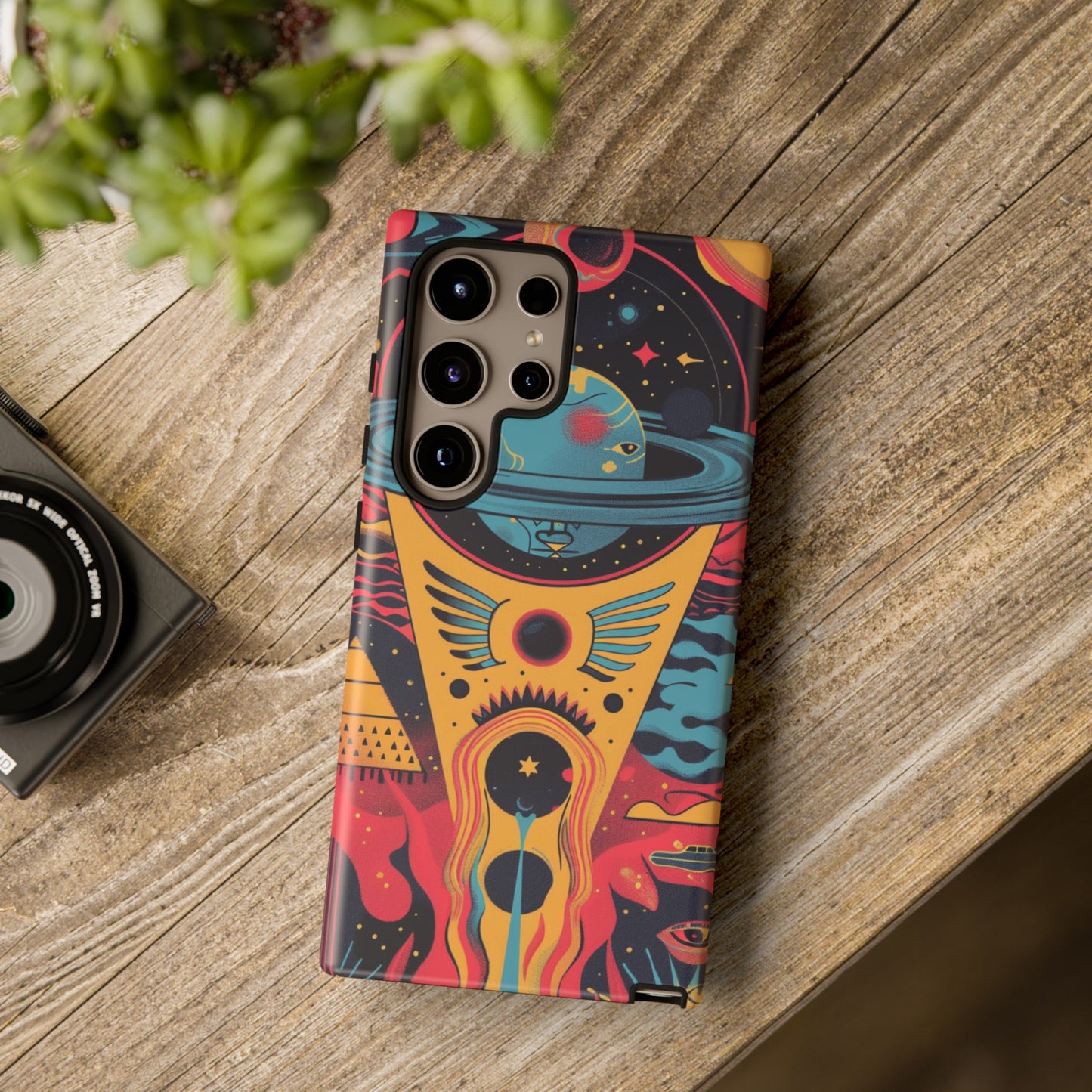 Cosmic Journey Space and Time Phone Case