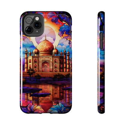 Taj Mahal Silhouette iPhone Case | Royal Elegance for Models 11 through 14 Pro Max