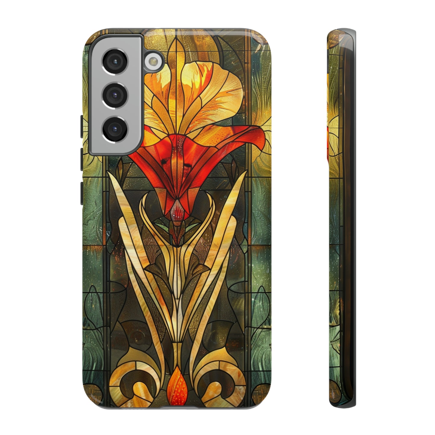 Art Deco Stained Glass floral Phone Case