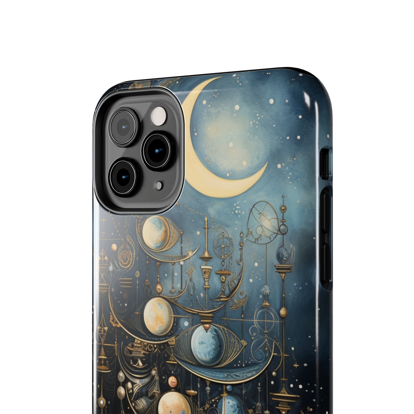 Esoteric Art Nouveau Moon Phases iPhone Case | Embrace the Mystical Beauty of Lunar Transitions