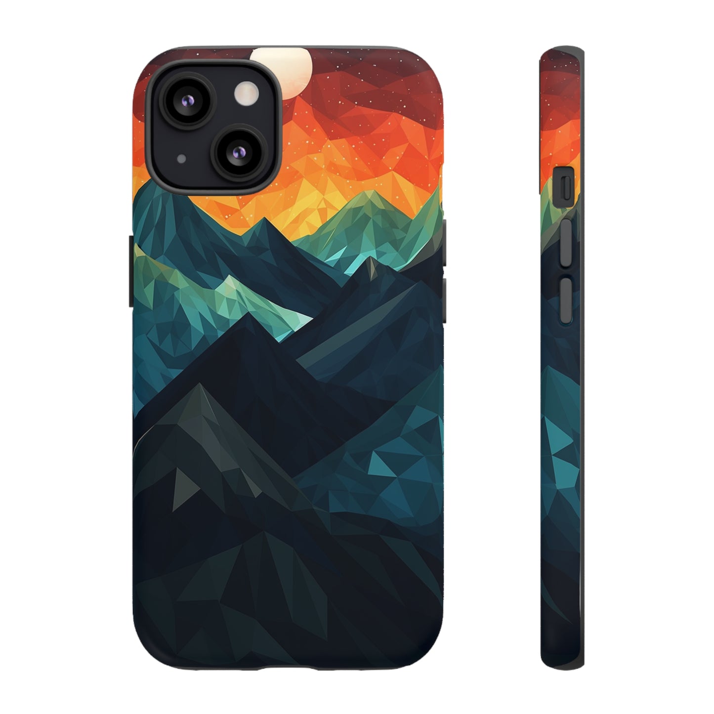 Mountain Abstract Tough Case | Embrace Nature's Beauty with a Durable Phone Case