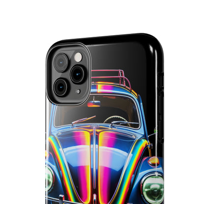 iPhone Case | Colorful Journeys: Psychedelic VW Bug iPhone Tough Case