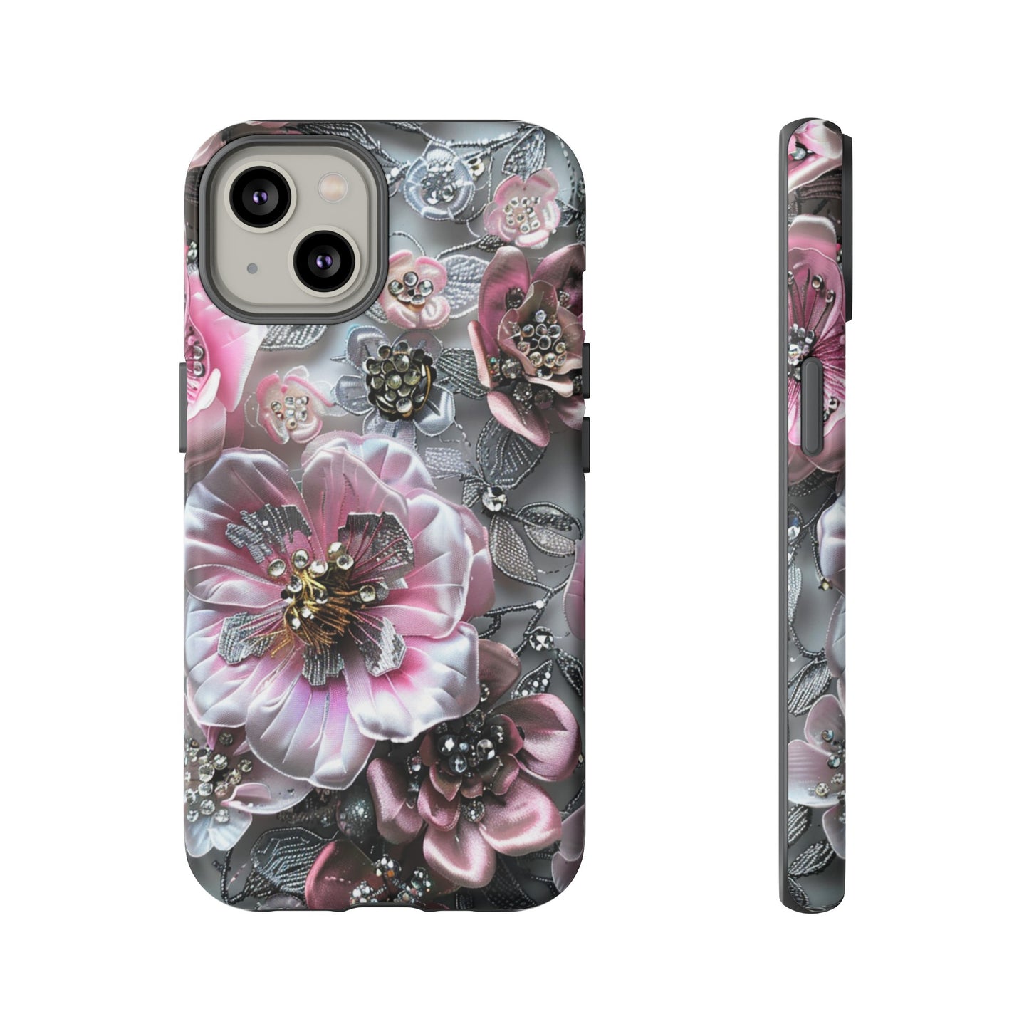 Coquette Aesthetic Floral Art iPhone 15 Case