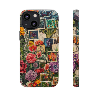 Vintage Floral Stamps Phone Case