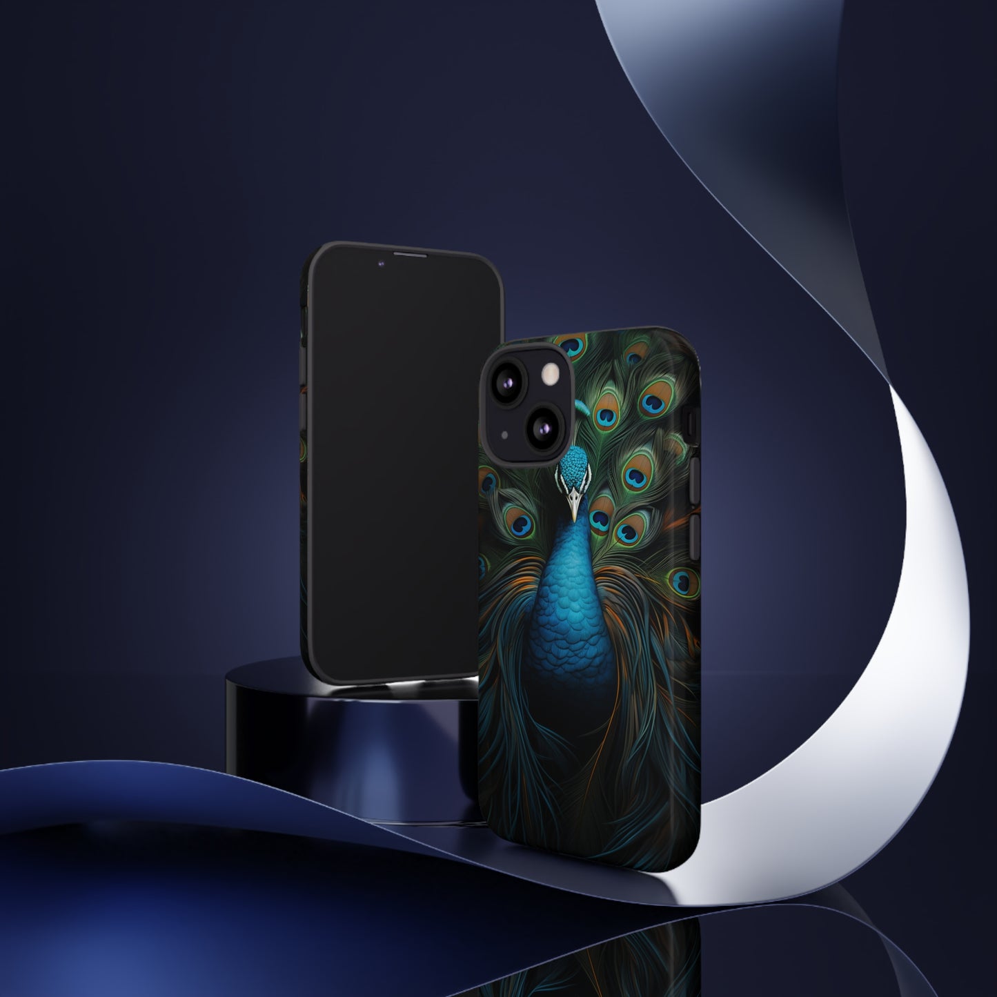 Peacock Feathers iPhone Case - A Timeless Symbol of Elegance for Google Pixel, iPhone, and Samsung Cases