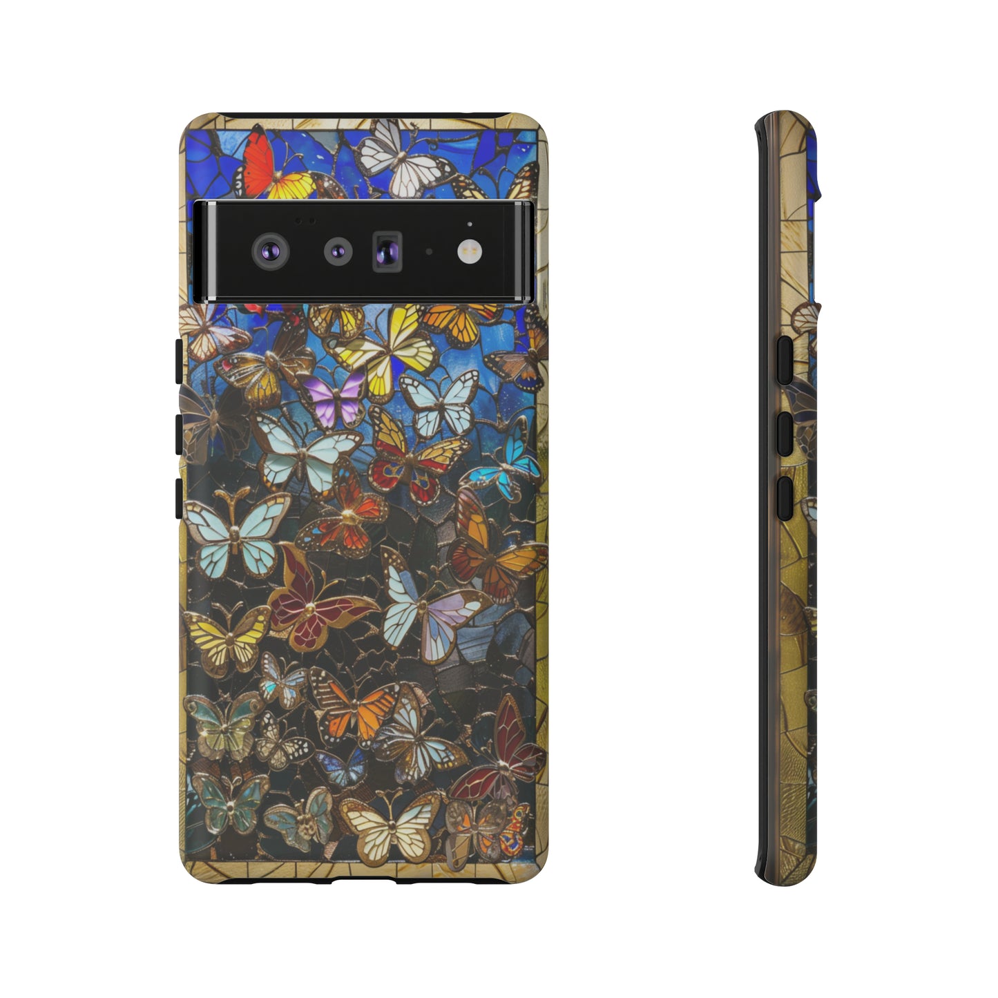 Butterfly Flower Garden Painting Phone Case