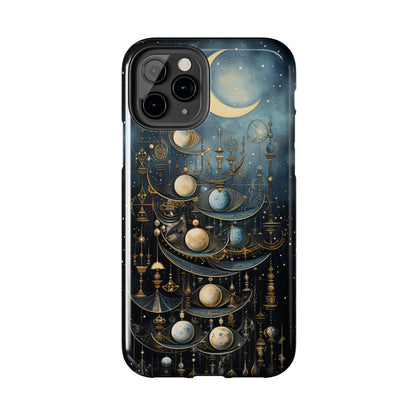 Esoteric Art Nouveau Moon Phases iPhone Case | Embrace the Mystical Beauty of Lunar Transitions