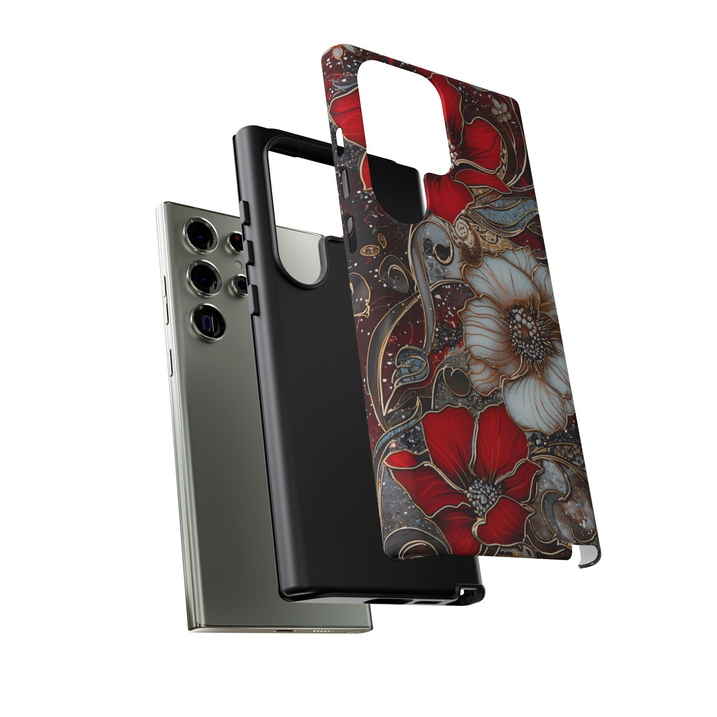 Stained Glass Floral Paisley Explosion Phone Case