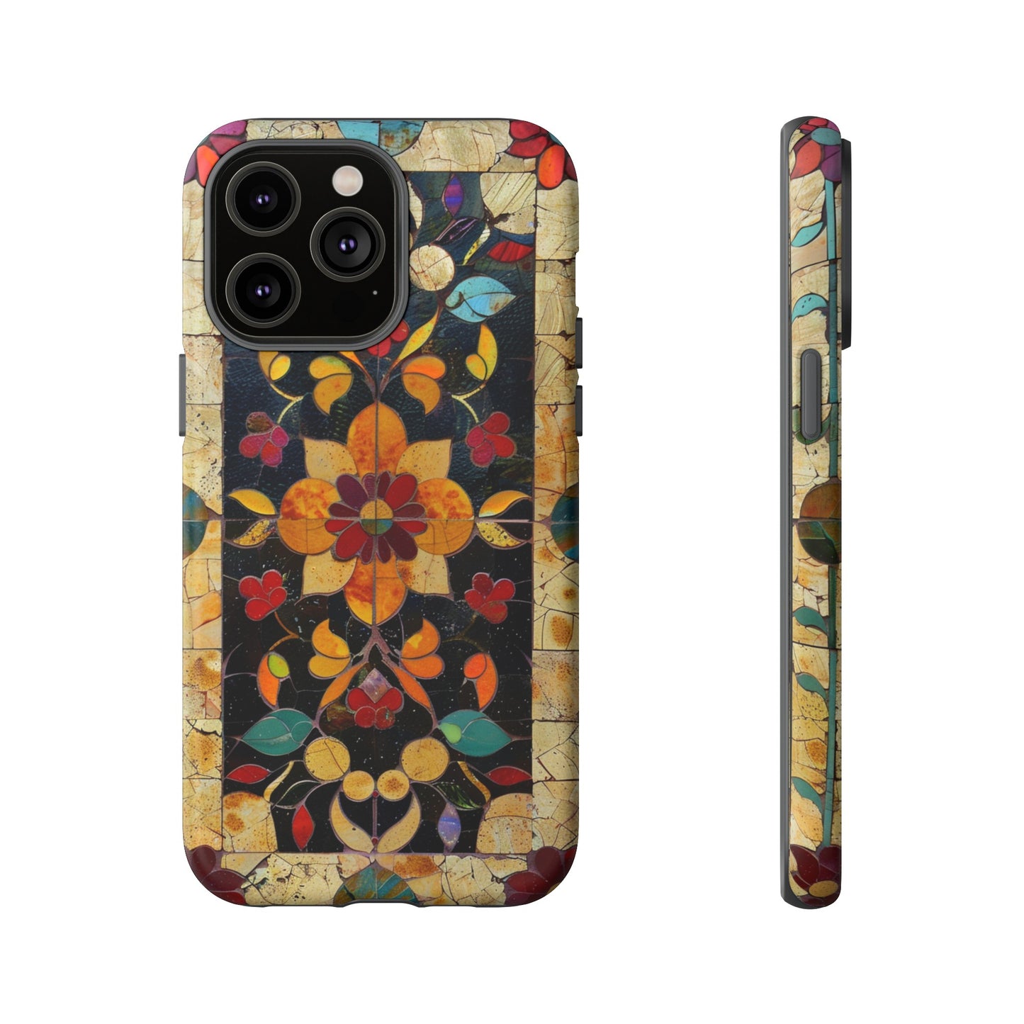 Azulejo Porcelain Vintage Tile Mediterranean Design Phone Case