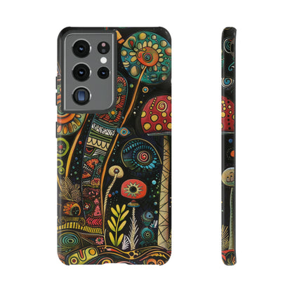 Retro 1960s Psychedelic Flowers Phone Case