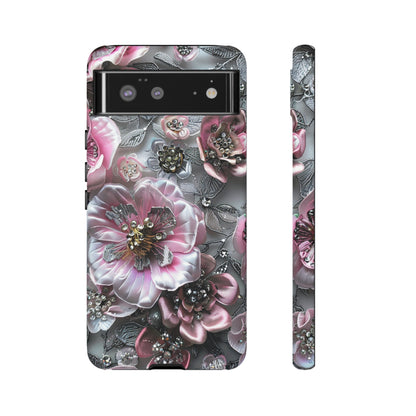 Coquette Aesthetic Floral Art iPhone 15 Case