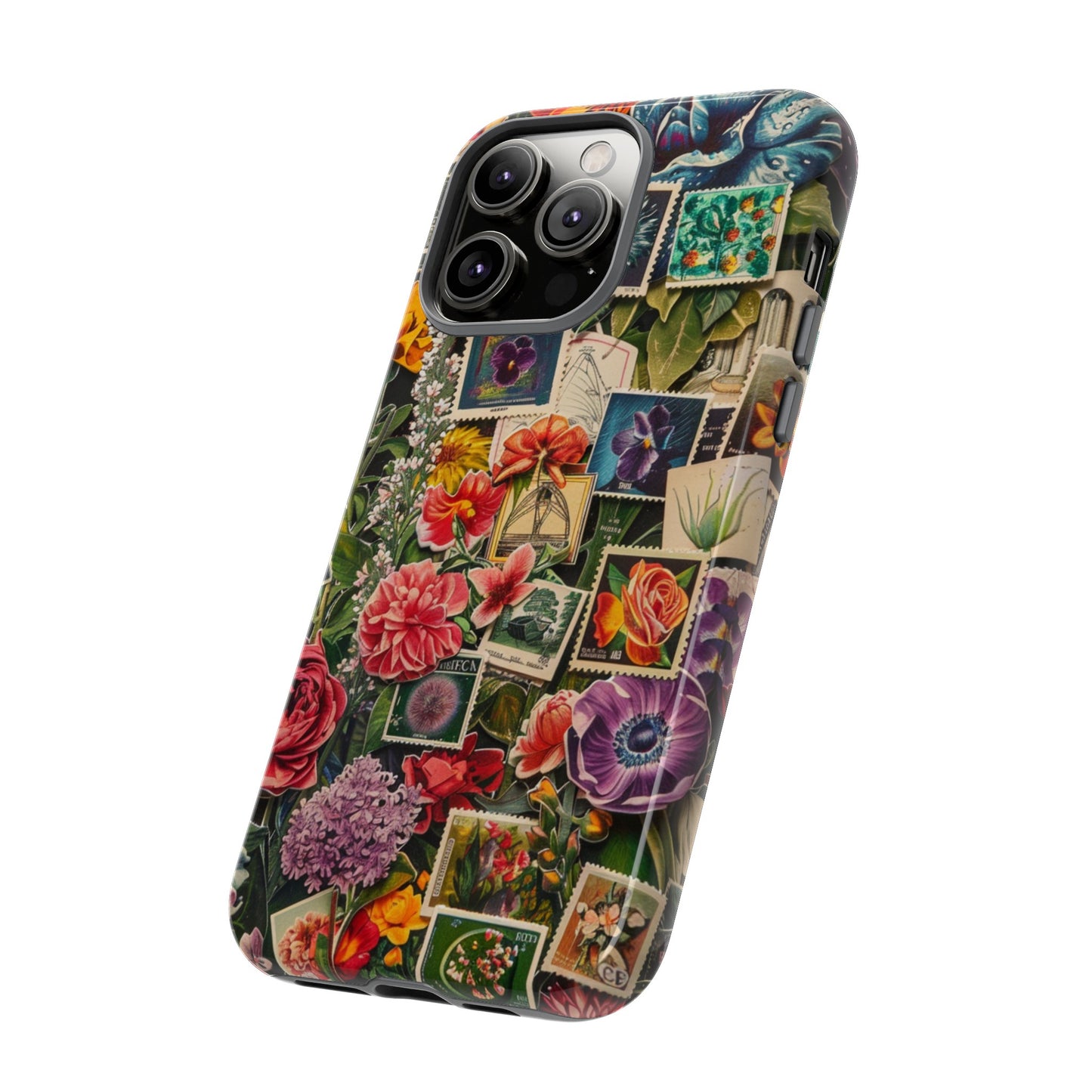 Vintage Floral Stamps Phone Case