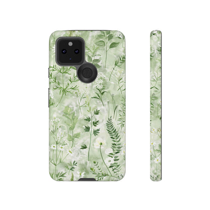 Floral Sage Green Wildflower Phone Case