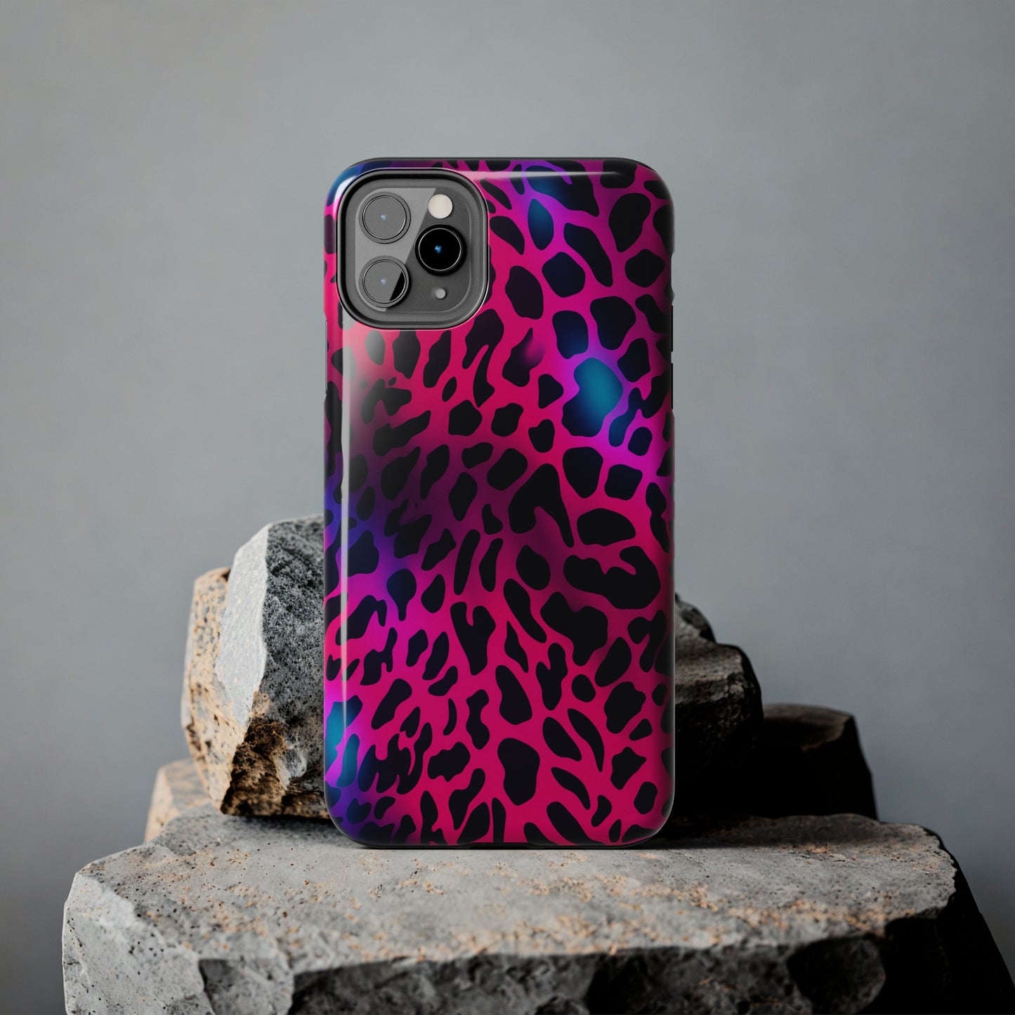 Wild Child: Trippy Leopard Spots Mystique | Dynamic iPhone Case