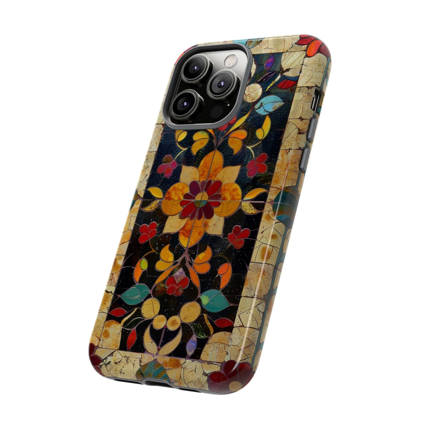 Azulejo Porcelain Vintage Tile Mediterranean Design Phone Case