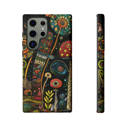 Retro 1960s Psychedelic Flowers Phone Case