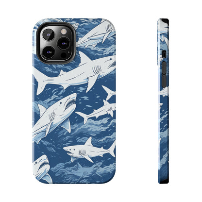 Shark Design: Dive into the Depths with an Aquatic Adventure iPhone Case