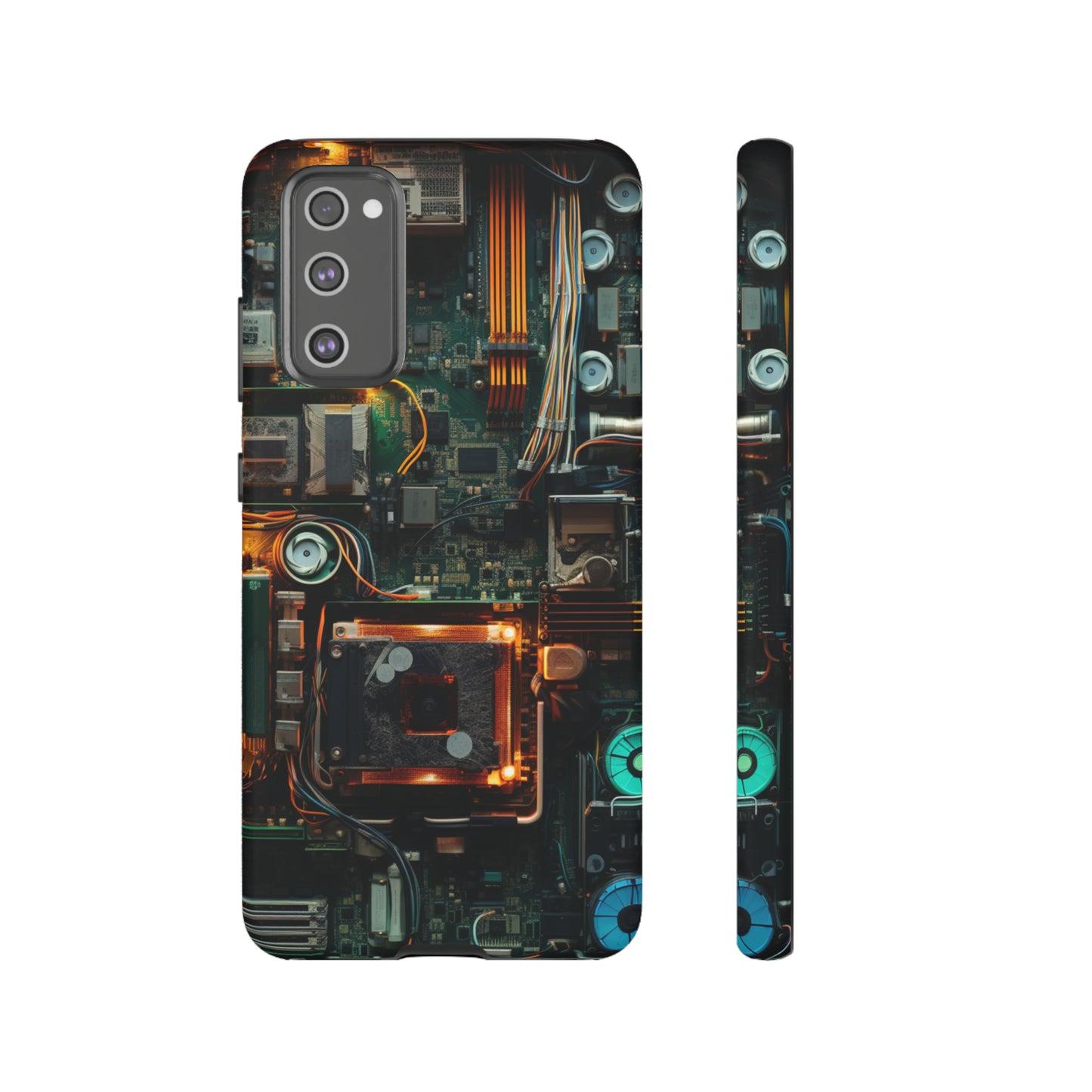 Circuit Board Themed Tough Phone Case