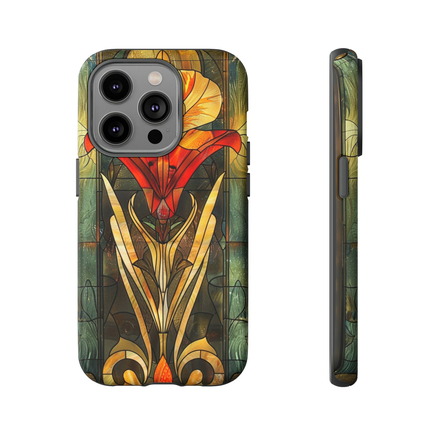 Art Deco Stained Glass floral Phone Case