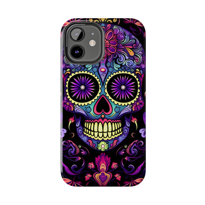 Sugar Skull iPhone Case | Dia de los Muertos Tough Case for iPhone 11, 12, 13