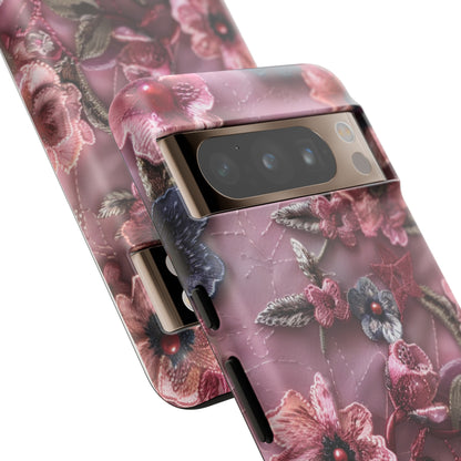 Coquette Aesthetic Floral Art Phone Case