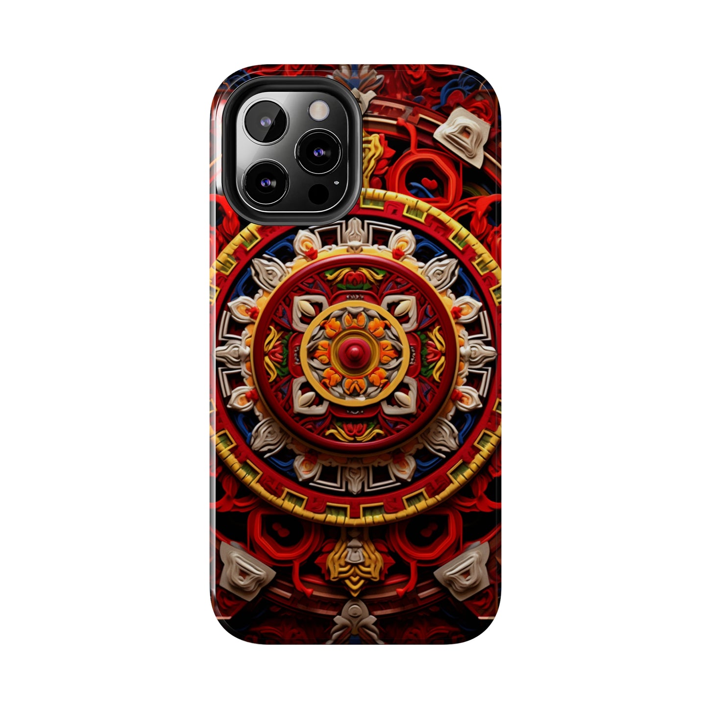 Mystical Visions: Psychedelic Tibet Mandala | Buddhist iPhone Case