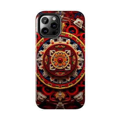 Mystical Visions: Psychedelic Tibet Mandala | Buddhist iPhone Case