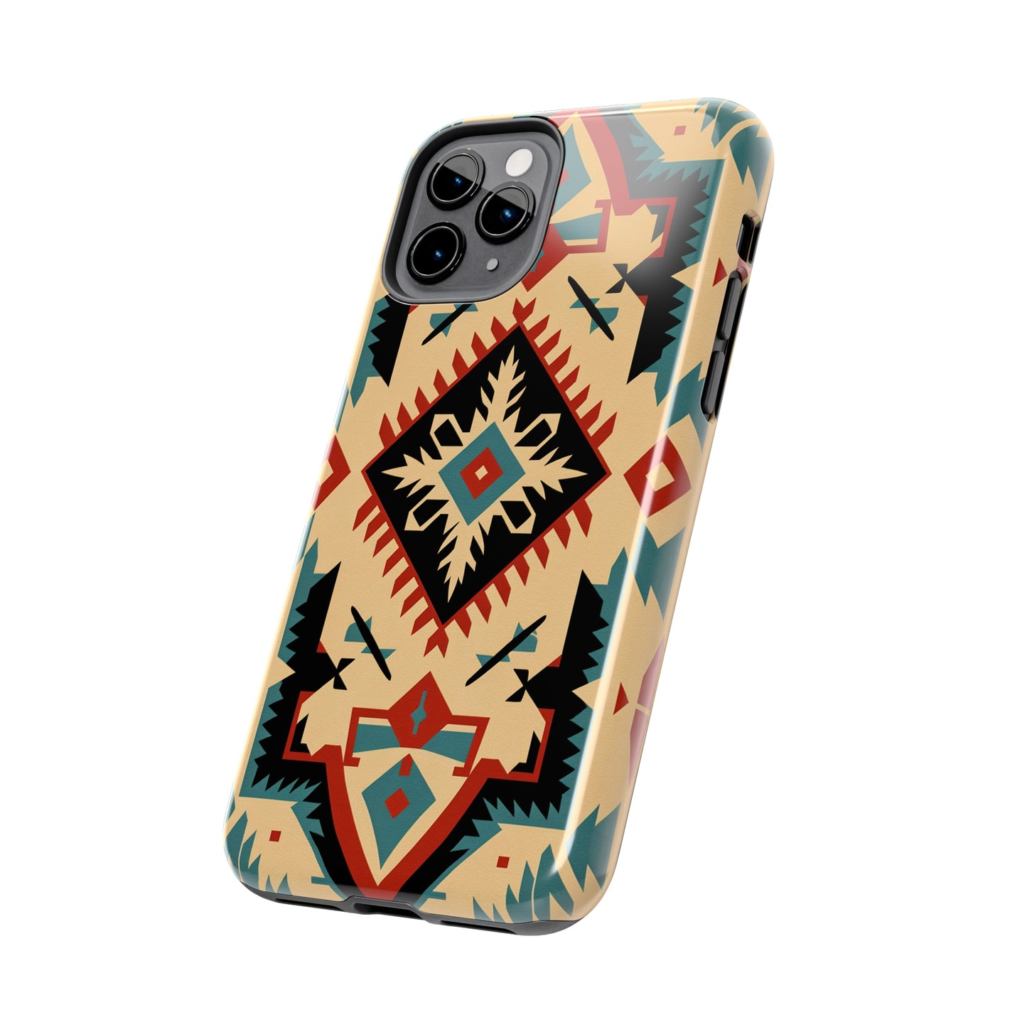 Native American Santa Fe Style Abstract iPhone Case