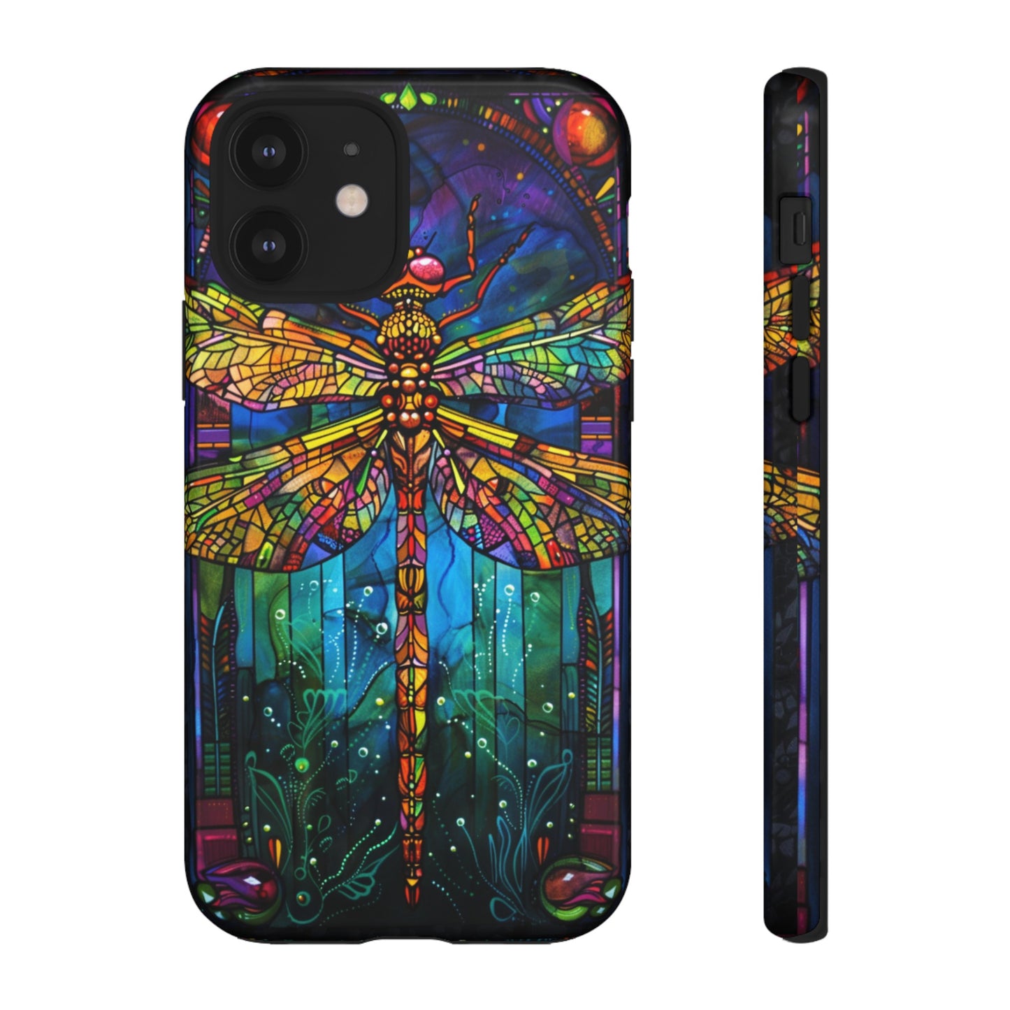 Art Deco Stained Glass Dragonfly Phone Cover