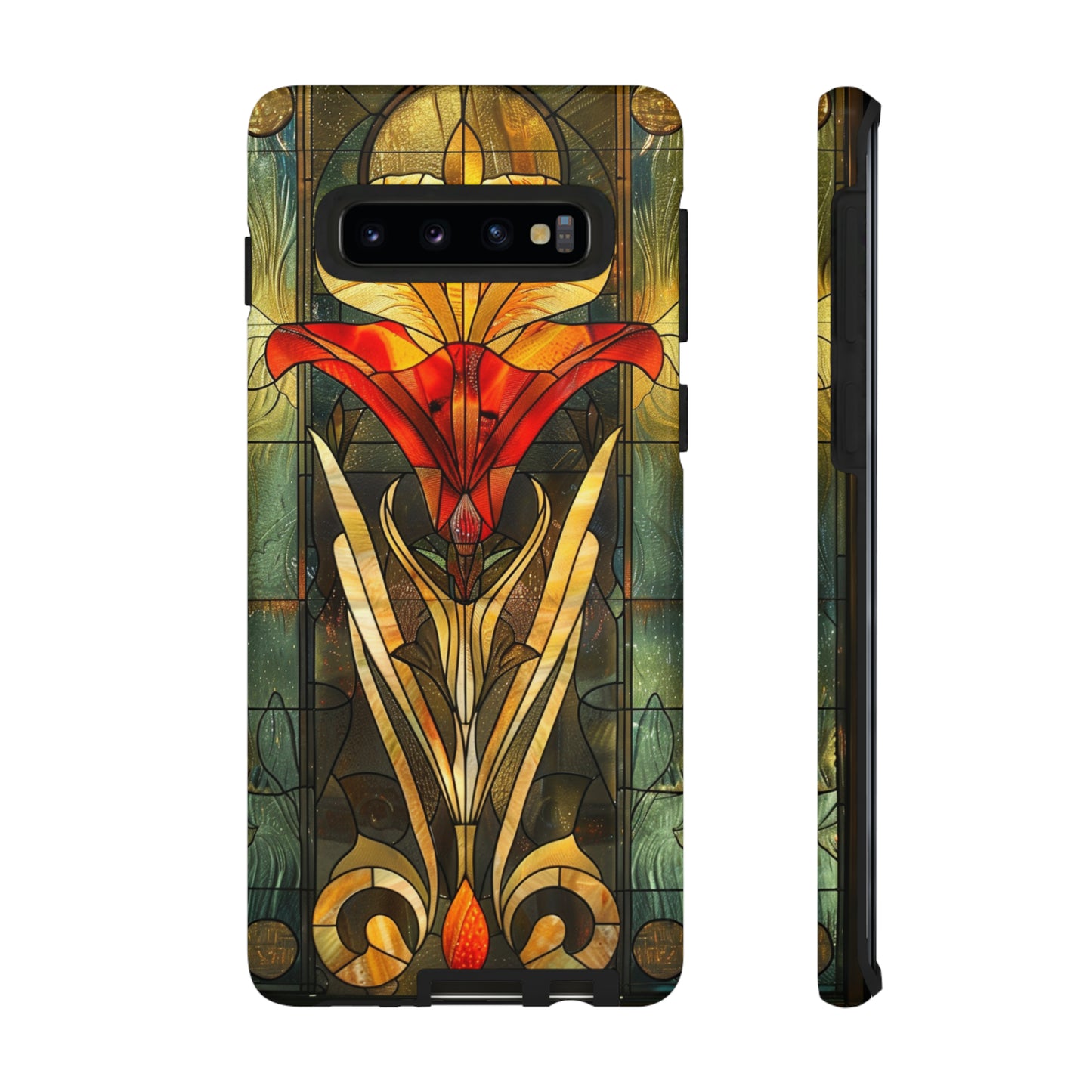 Art Deco Stained Glass floral Phone Case