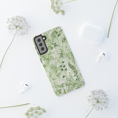 Floral Sage Green Wildflower Phone Case