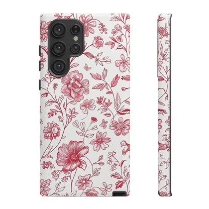 Pink Floral Wildflower Phone Case