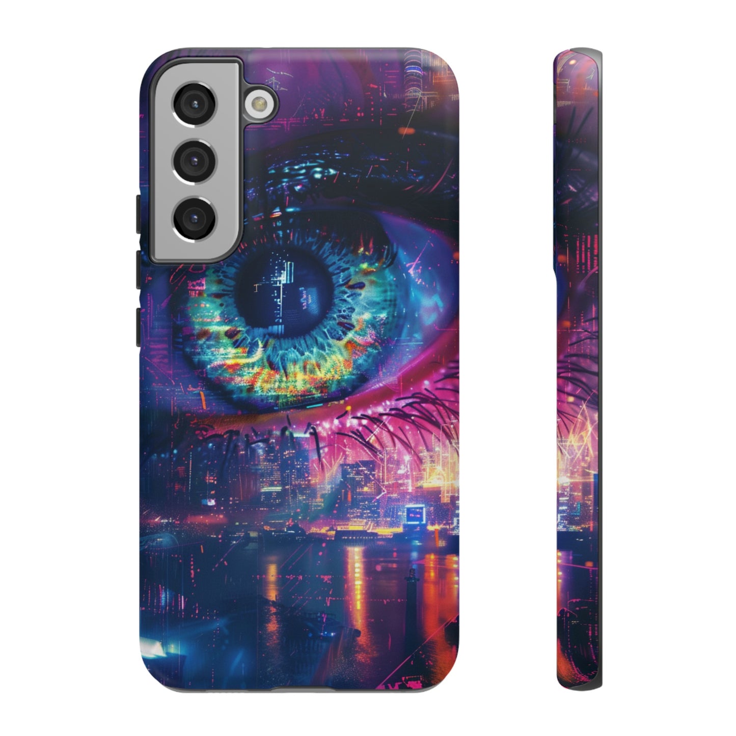 Eye of the Beholder Cyberpunk Art Phone Case