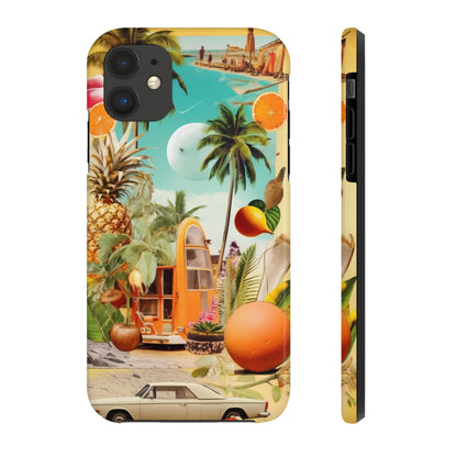 Summer Vibrations iPhone Tough Case | Embrace the Energetic Spirit of Summer with Reliable Protection