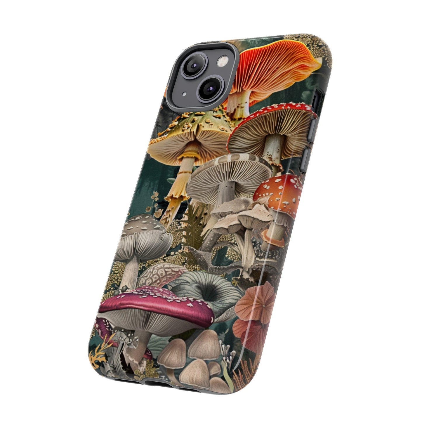 Vintage Illustration Mushroom Collage Phone Case