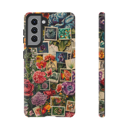 Vintage Floral Stamps Phone Case