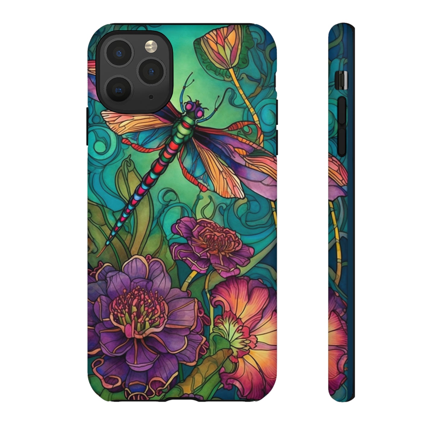 Art Nouveau Dragonfly - A Timeless Symbol of Elegance for Google Pixel, iPhone, and Samsung Cases