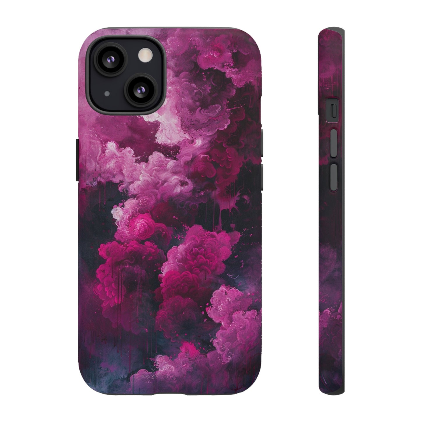 Magenta and Blue Color Explosion Phone Case