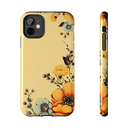 Classic Vintage Floral Case for iPhones – Timeless Elegance & Protection