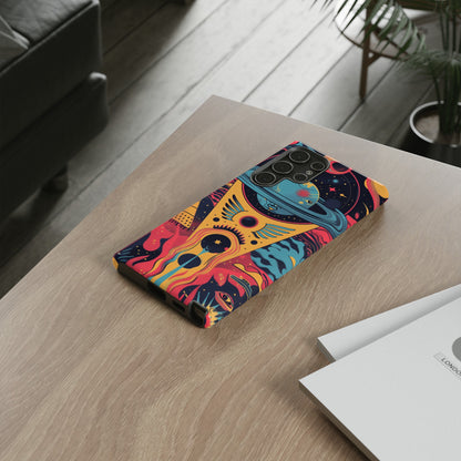 Cosmic Journey Space and Time Phone Case