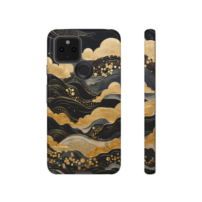 Chiyogami Mountains Tough Phone Case fits Galaxy S23 S22 S21 S20 Plus Ultra | Iphone 14 13 12 11 8 Pro Max Mini | Pixel 7 6 Pro 5 | Japanese