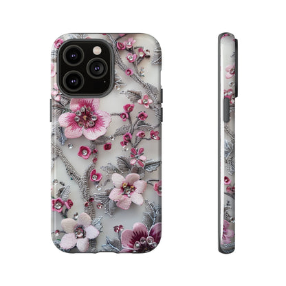 Coquette Aesthetic Floral Art iPhone 12 Case